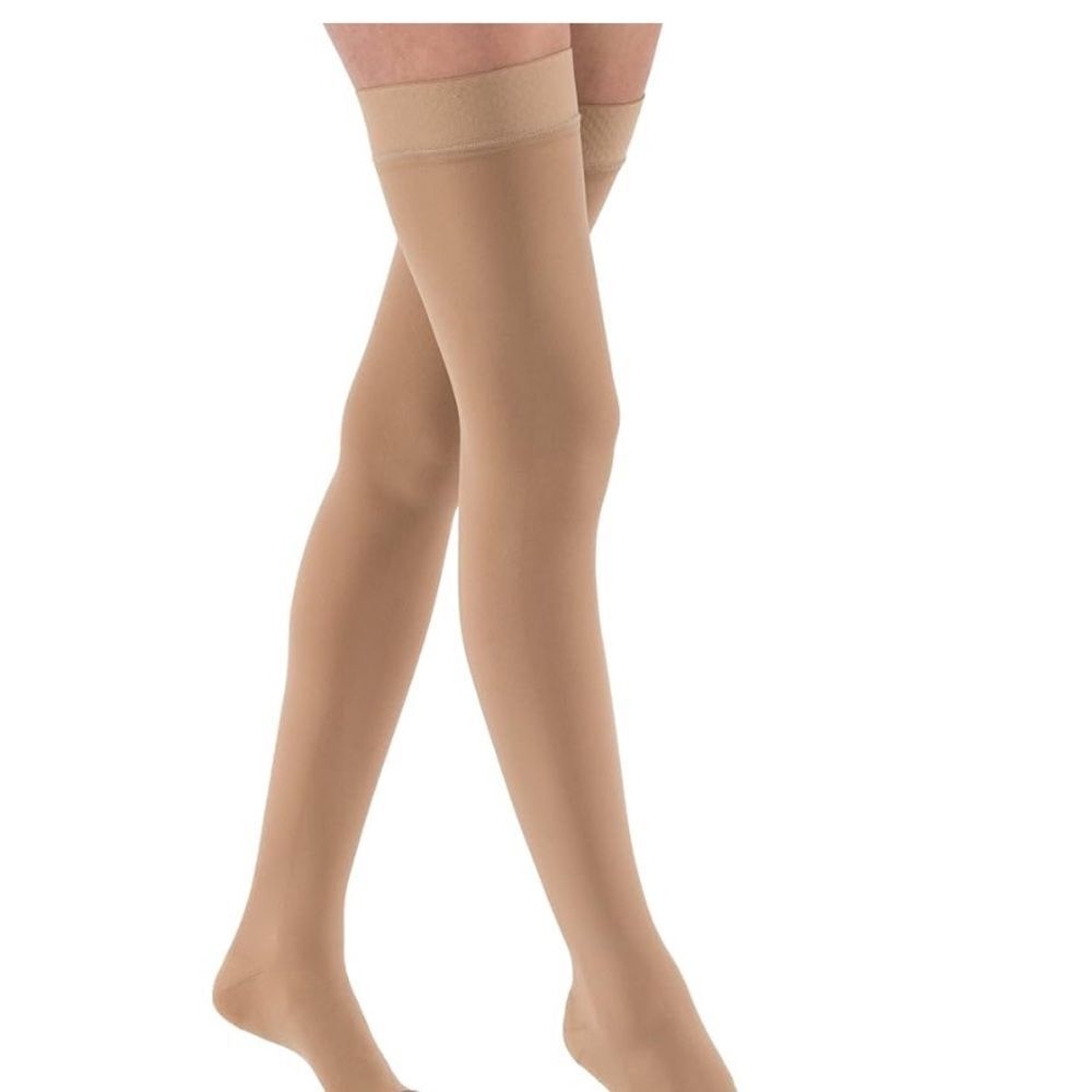 JOBST Thigh High 20-30 mmHg Firm Compression Relief Medical Legwear Beige Small